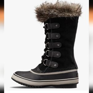 SOREL | womens Joan of Arctic Boot Waterproof Boots Black Suede Sz 7